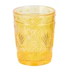 12 Wassergläser 250 ml aus Glas und bearbeiteter Oberfläche - Sangria Viadurini