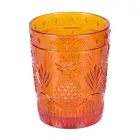 12 Wassergläser 250 ml aus Glas und bearbeiteter Oberfläche - Sangria Viadurini