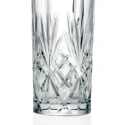 12 Tumbler Alto Highball Gläser für Cocktail in Eco Crystal - Cantabile Viadurini