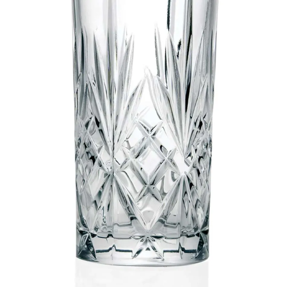 12 Tumbler Alto Highball Gläser für Cocktail in Eco Crystal - Cantabile Viadurini