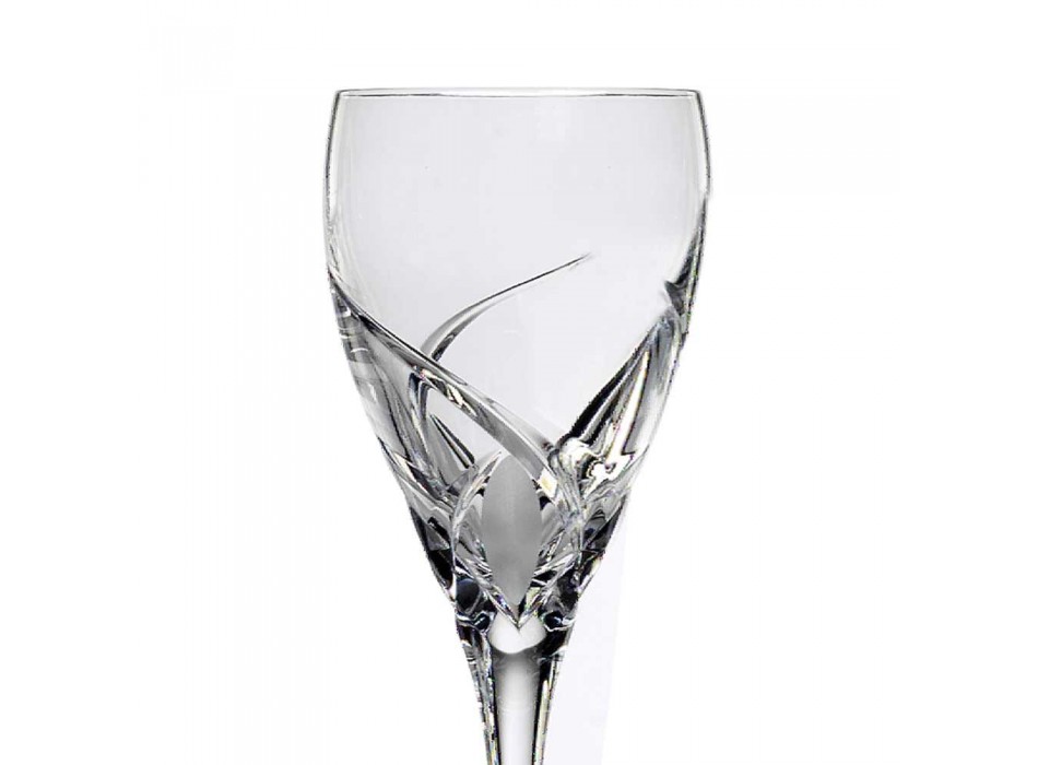12 Luxus-Design-Weinverkostungsgläser aus Öko-Kristall - Montecristo