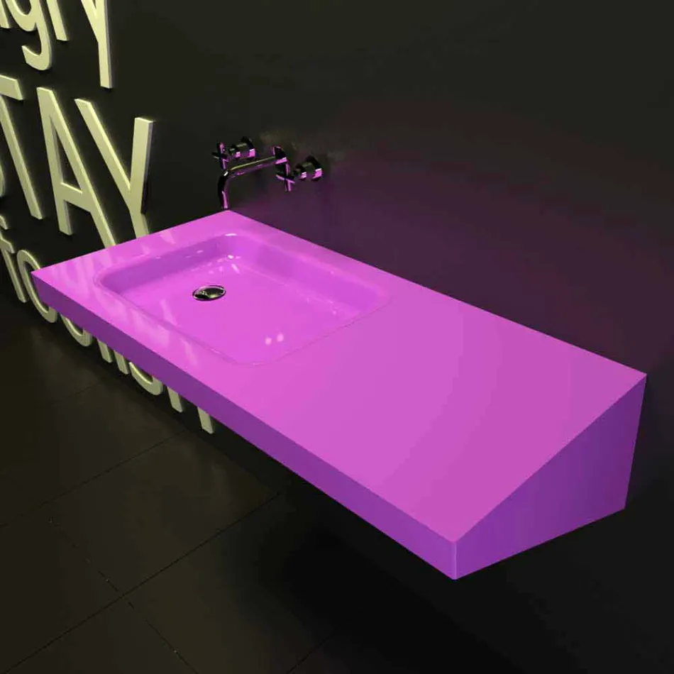 Gesattelt Waschbecken Badezimmer Möbel Made in Italy Viadurini