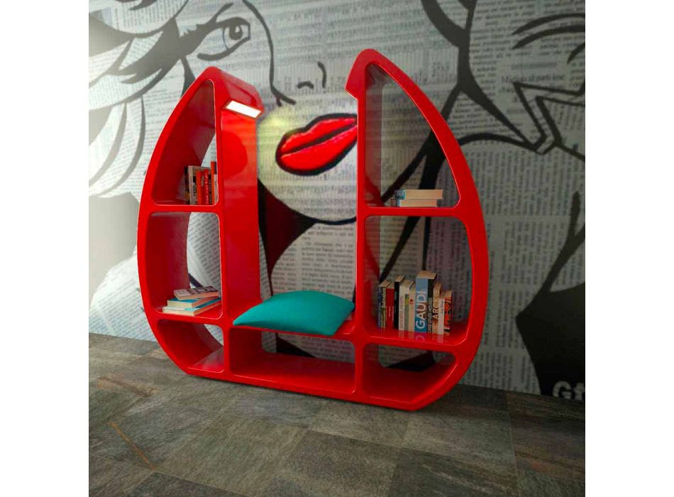 Modern Library Shelley Made in Italy Viadurini