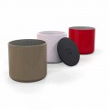Pouf / Beistelltisch in modernem Design Button Made in Italy