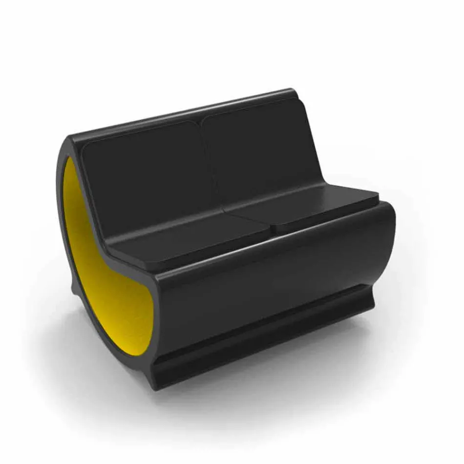 2 Schlafsofa Schaukel Mond-Entwurf Made in Italy Viadurini