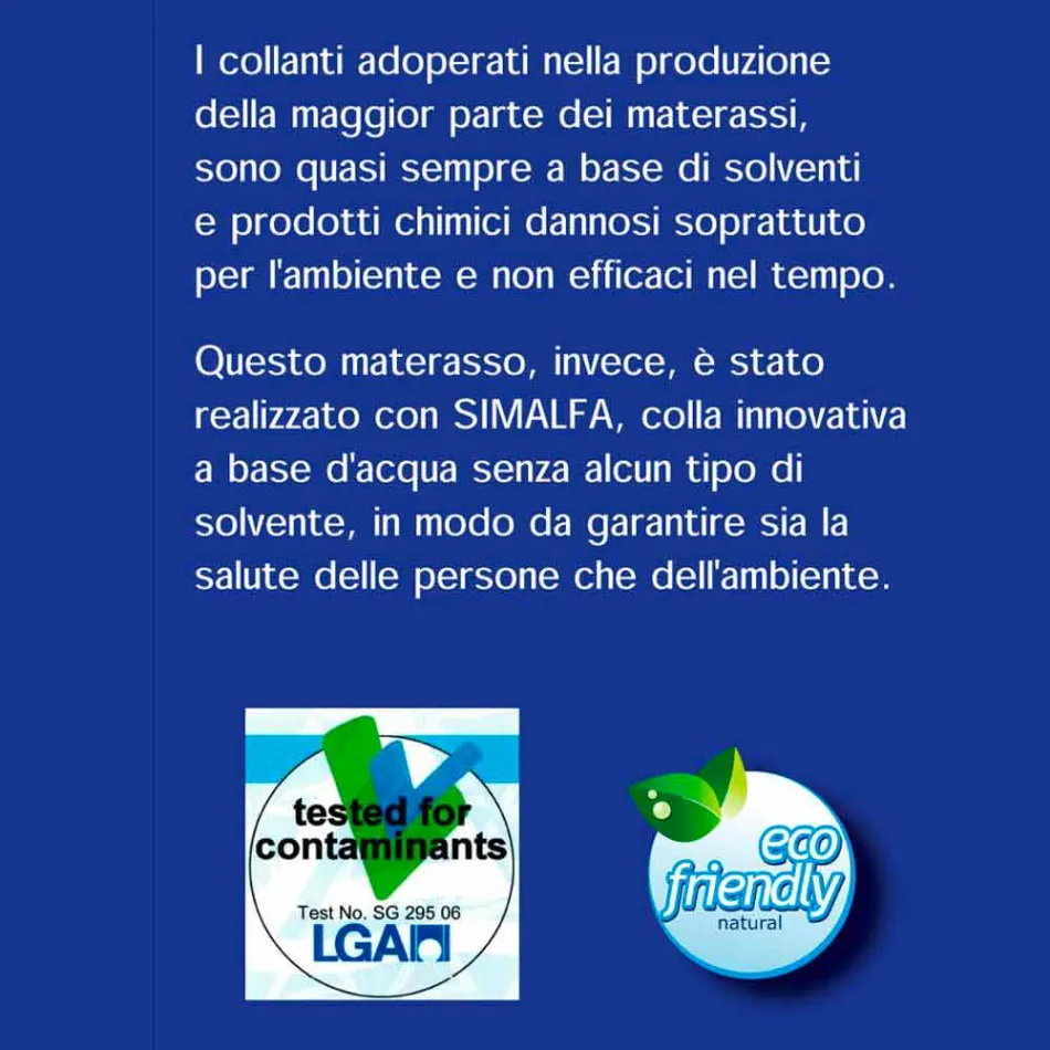 Matratze Doppelspeicher Bio Maxi Viadurini