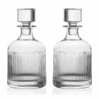 2 Whiskyflaschen mit umweltfreundlichem Kristallkappen-Vintage-Design - taktil Viadurini