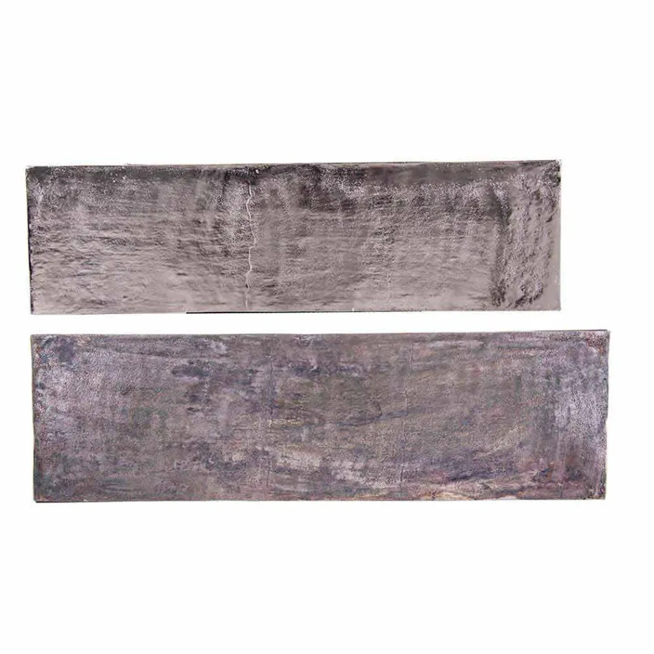 2 Consolle in Stahl Industriestil Modernes Design Homemotion - Sesam Viadurini