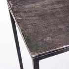 2 Consolle in Stahl Industriestil Modernes Design Homemotion - Sesam Viadurini