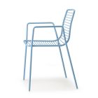 2 Outdoor-Sessel aus Stahl in verschiedenen Farben, hergestellt in Italien – Sommer Viadurini