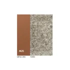 2 Indoor-Stühle aus Metall mit Sitzfläche aus Bliss-Stoff - Avenia Viadurini