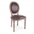 2 Esszimmerstühle im klassischen Design aus Polyester Homemotion - Dalida