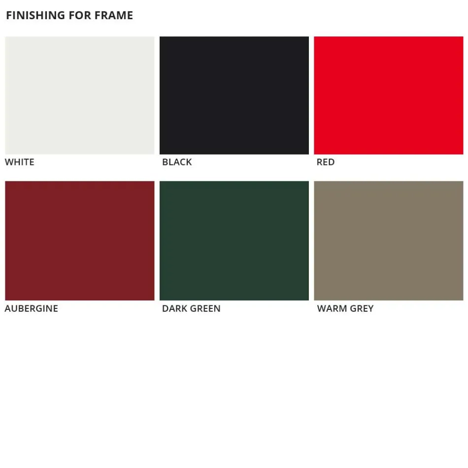 2 stapelbare Außenhocker aus Metall und Polypropylen Made in Italy Annice Viadurini