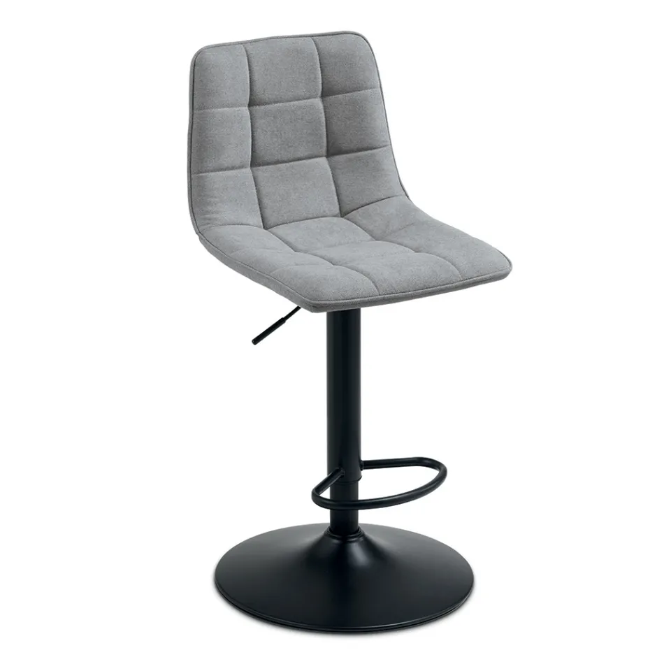 2 Wohnzimmerhocker mit Stoffsitz in verschiedenen Farben - Corrente Viadurini