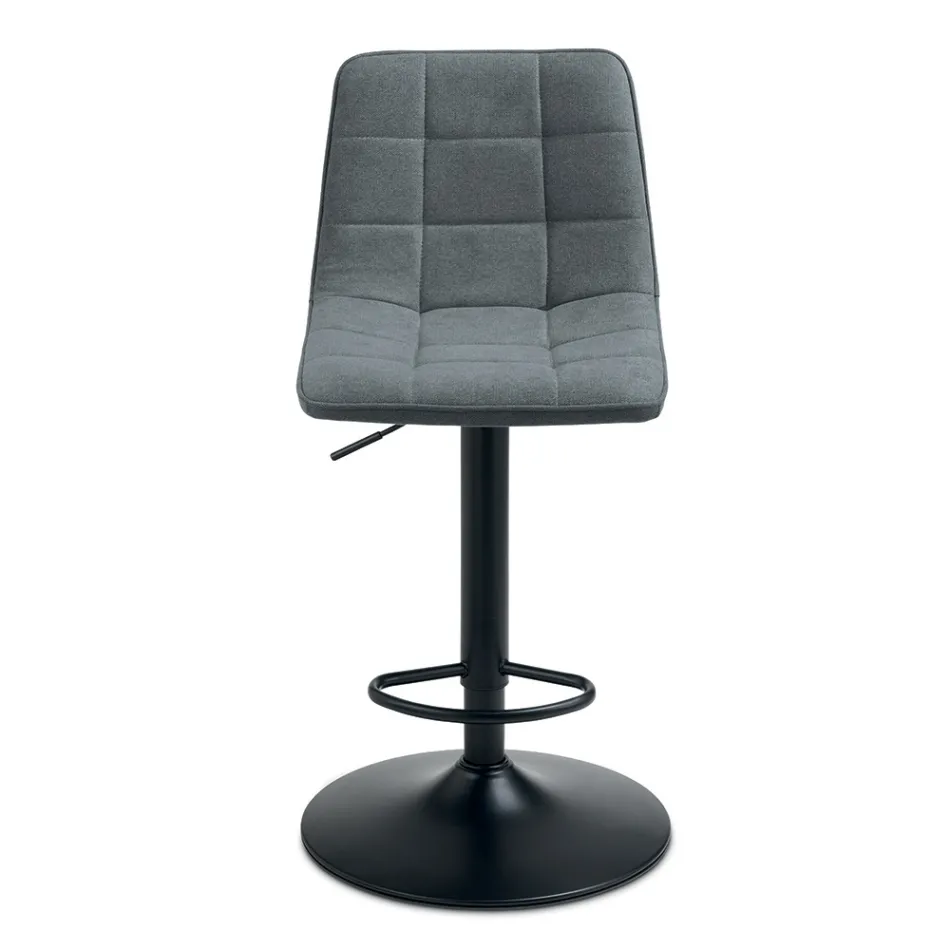 2 Wohnzimmerhocker mit Stoffsitz in verschiedenen Farben - Corrente Viadurini