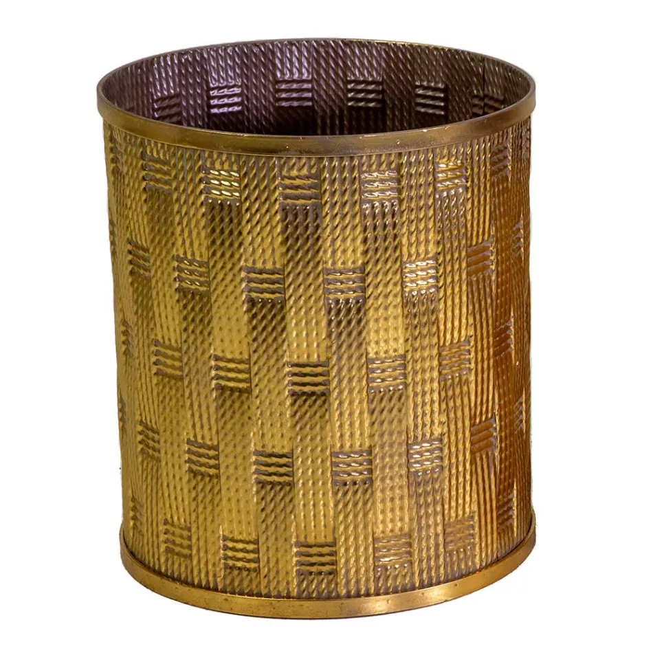 2 Couchtische aus goldenem Metall mit Spiegelplatte - Cliff Viadurini