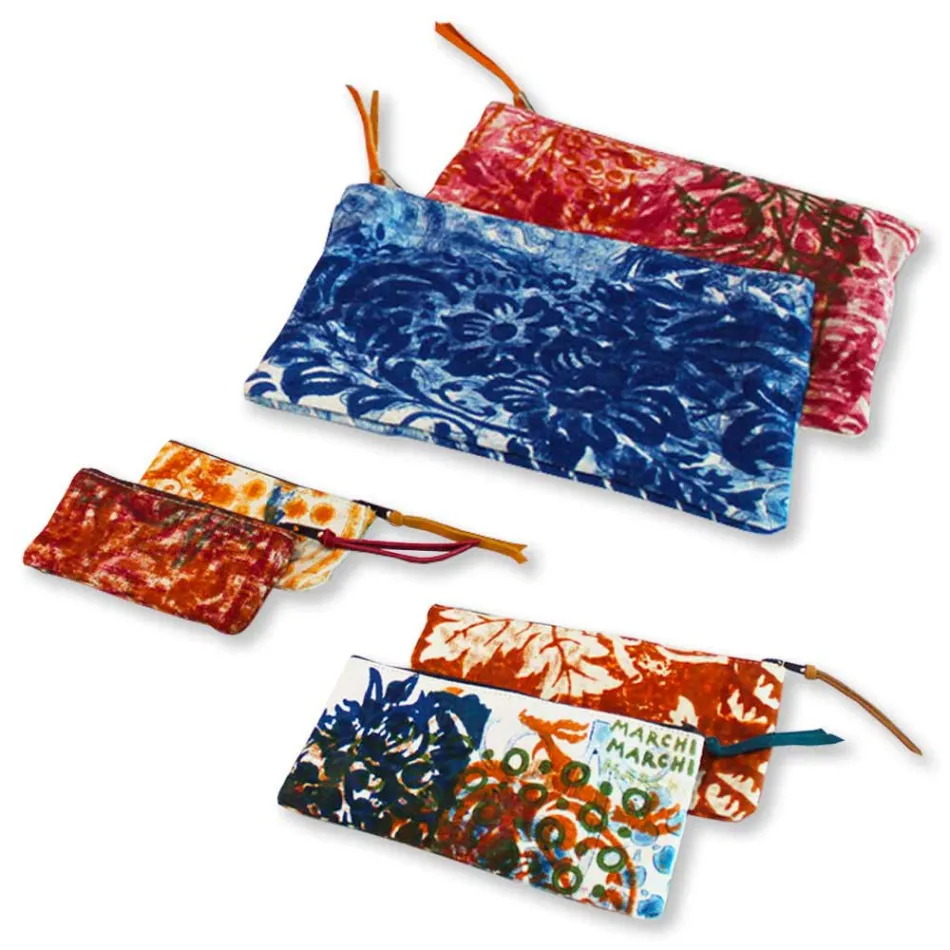 3 handgefertigte hochwertige Baumwollkupplungen - Viadurini von Marchi Viadurini