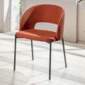 4 Stühle mit Stoffsitz in verschiedenen Ausführungen und Metall – Provence