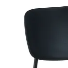 4 Esszimmerstühle aus Stahl und Polypropylen - Aquila Viadurini