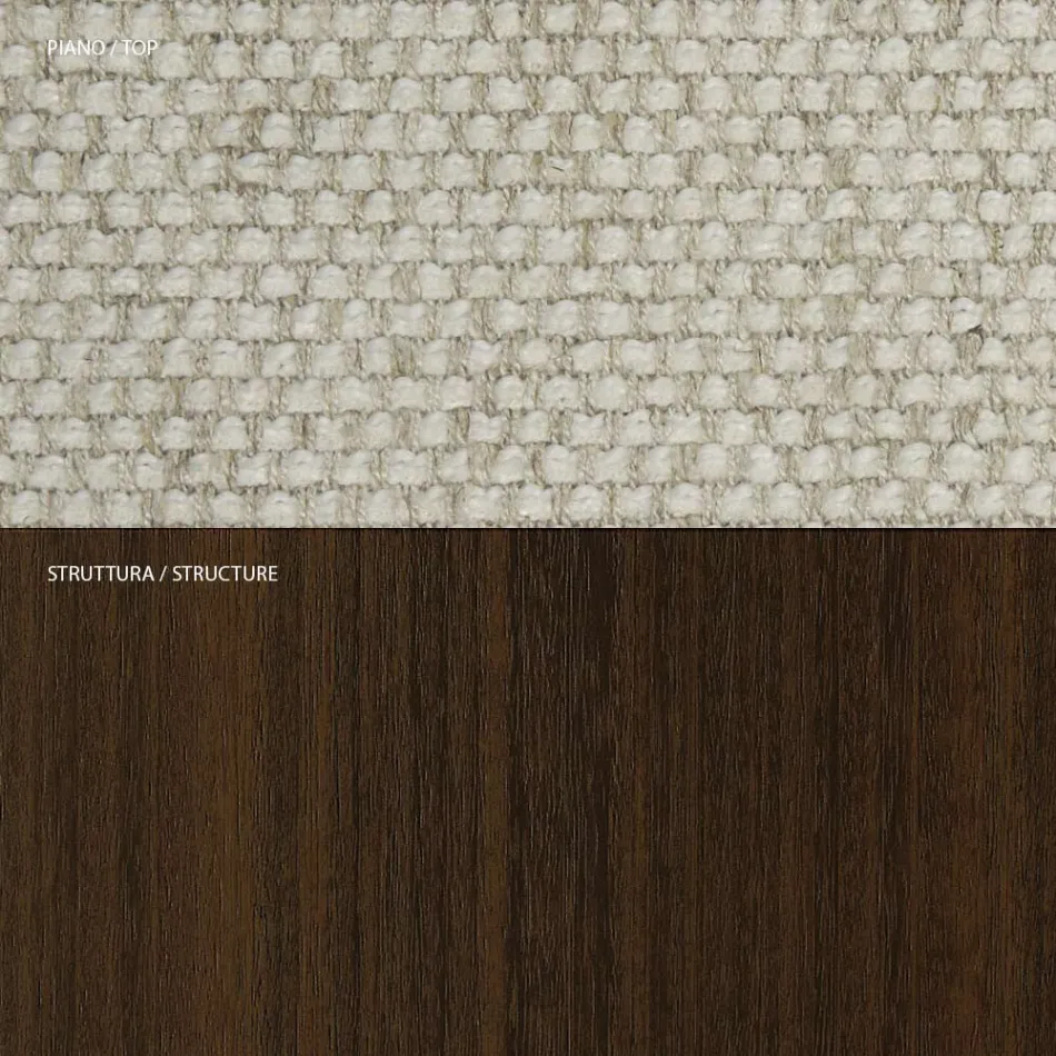 4 Esszimmerstühle aus massivem Eschenholz und Stoff, hergestellt in Italien – Sulu Viadurini