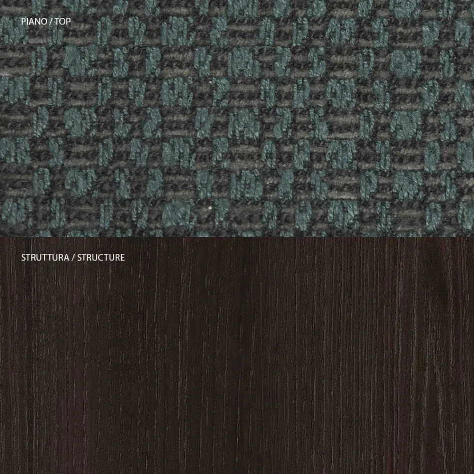 4 Esszimmerstühle aus massivem Eschenholz und Stoff, hergestellt in Italien – Sulu Viadurini