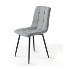 4 Wohnzimmersessel mit Stoffsitzen in verschiedenen Farben - Aktuell Viadurini