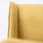 4 Stühle für das Wohnzimmer aus Stoff in verschiedenen Farben und Holz – Vanille Viadurini