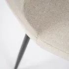 4 Wohnzimmerstühle aus Stoff in verschiedenen Farben und Metall – Tuberose Viadurini