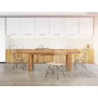 4 Esszimmerstühle aus Stahl und Gewebe von Kubu Homemotion - Kendall Viadurini