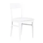 4 Stühle mit Kunstledersitz, Struktur und Beinen aus lackiertem Holz – Taikiri Viadurini