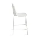 4 Wohnzimmerhocker aus Polypropylen mit Metallgestell - Dinamo Viadurini
