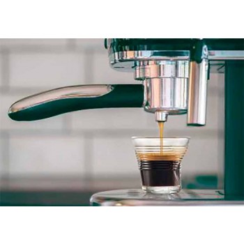 6 zerknitterte Kaffeetassen aus farbigem Designglas - Sarabi