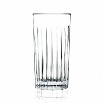 8 Highball Tumbler Tall Glasses für Cocktail in Eco Crystal - Malgioglio