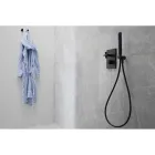 Luxuriöser Bademantel aus schwerem Leinen mit Kapuze, hergestellt in Italien – Palace Viadurini