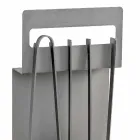 Kaminzubehör aus farbigem Stahl Made in Italy 4 Stück - Rachel Viadurini