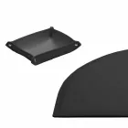 Schreibtischzubehör aus regeneriertem Leder 5 Stück Made in Italy - Medea Viadurini