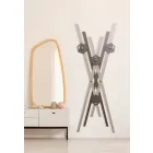 Wandhalter Modernes Design Farbiges Holz für den Eingang - Picasso Viadurini
