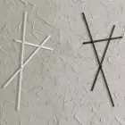 Wandgarderobe aus lackiertem Metall mit 5 Stiften Made in Italy - Olmium Viadurini