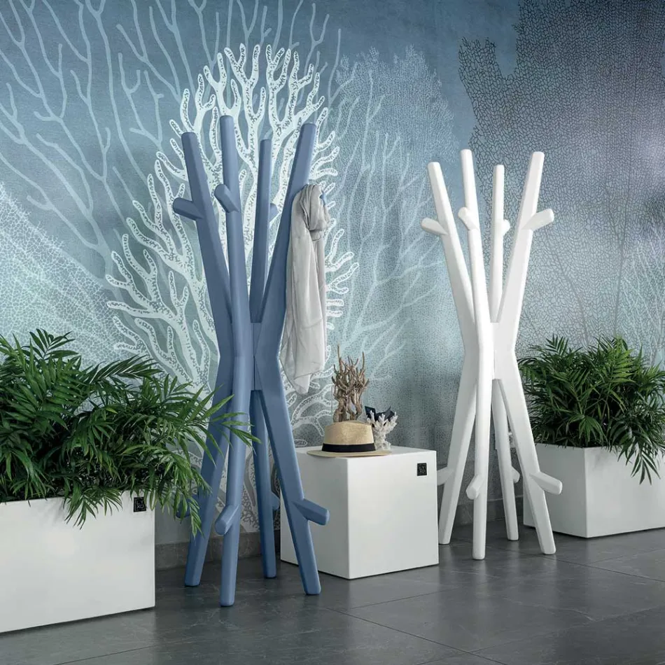 Kleiderständer aus farbigem Polyethylen Made in Italy - Betty Viadurini