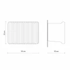 Wandleuchte mit 3 LED-Leuchten aus mattweißer Keramik mit Umarell - Ometto Viadurini