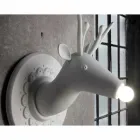 Wandapplikation in Mattweiß Keramik Modernes Design in Cervo - Memento Viadurini