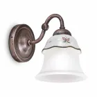 Wandlampe aus Keramik und Glas Ferroluce Ferrara Viadurini