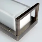 Vintage-Außenwandleuchte aus Messing, E27 und elegantes Licht - Kristall Viadurini