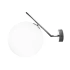 Mundgeblasene Wandleuchte aus venezianischem Glas - Schnee Viadurini