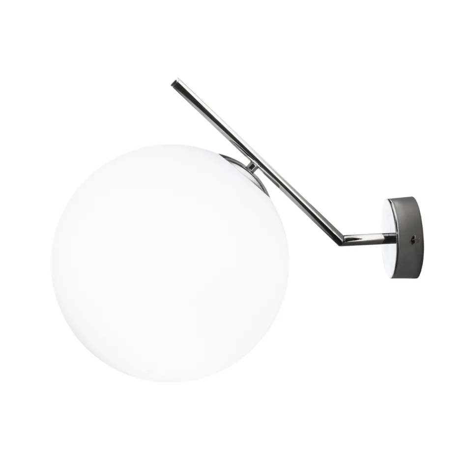 Mundgeblasene Wandleuchte aus venezianischem Glas - Schnee Viadurini