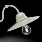 Lampe in glänzend Keramik-Wand Ferroluce Retro Viadurini