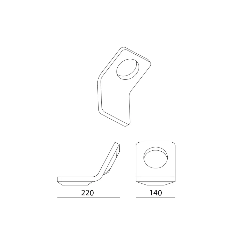 Wandleuchte aus glasierter toskanischer Majolika Made in Italy - Toscot Vivaldi Viadurini