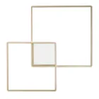 Modern - Formale Wandleuchte aus gold lackiertem Metall mit LED Viadurini