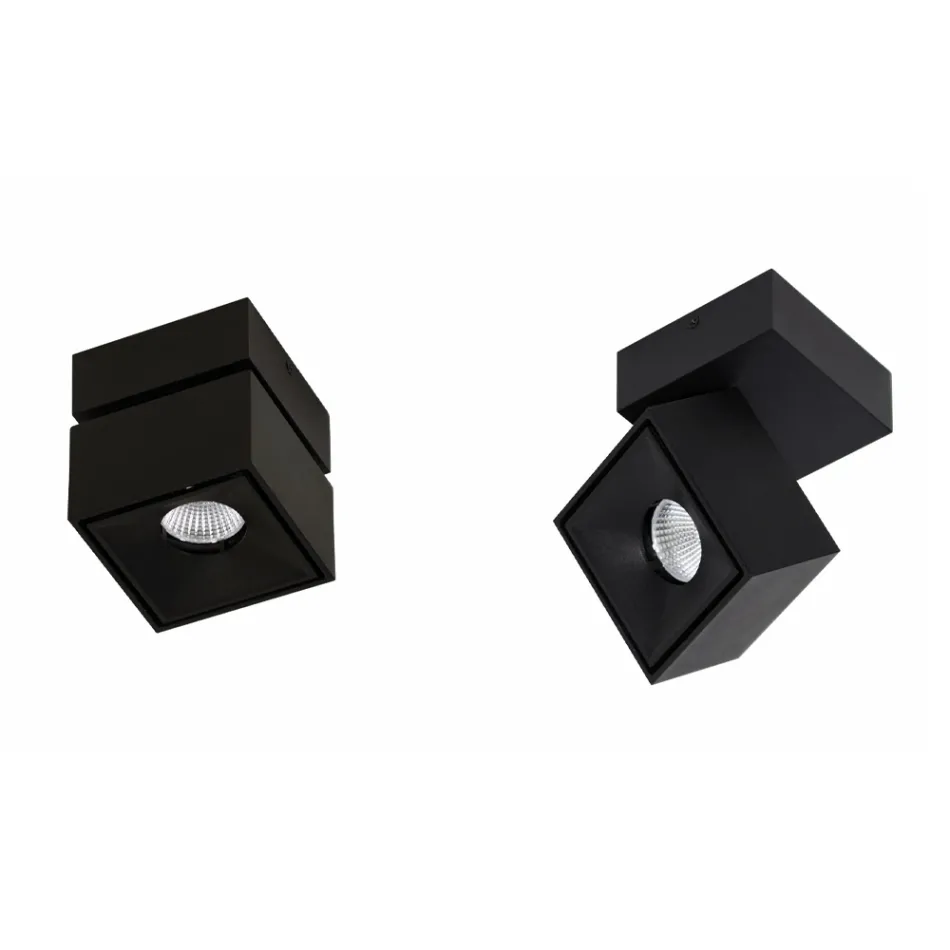 Dekorative LED-Wandleuchte aus weißem oder schwarzem Aluminium für den Innenbereich - Vernon Viadurini