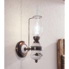 Wandlampe im Vintage-Design aus handbemaltem Eisen und Keramik - Pompeji Viadurini